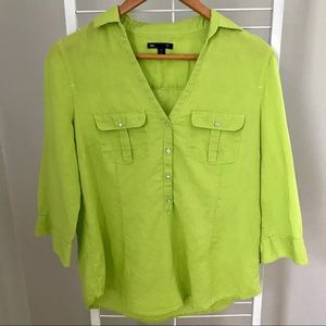 Gap Popover Linen Shirt